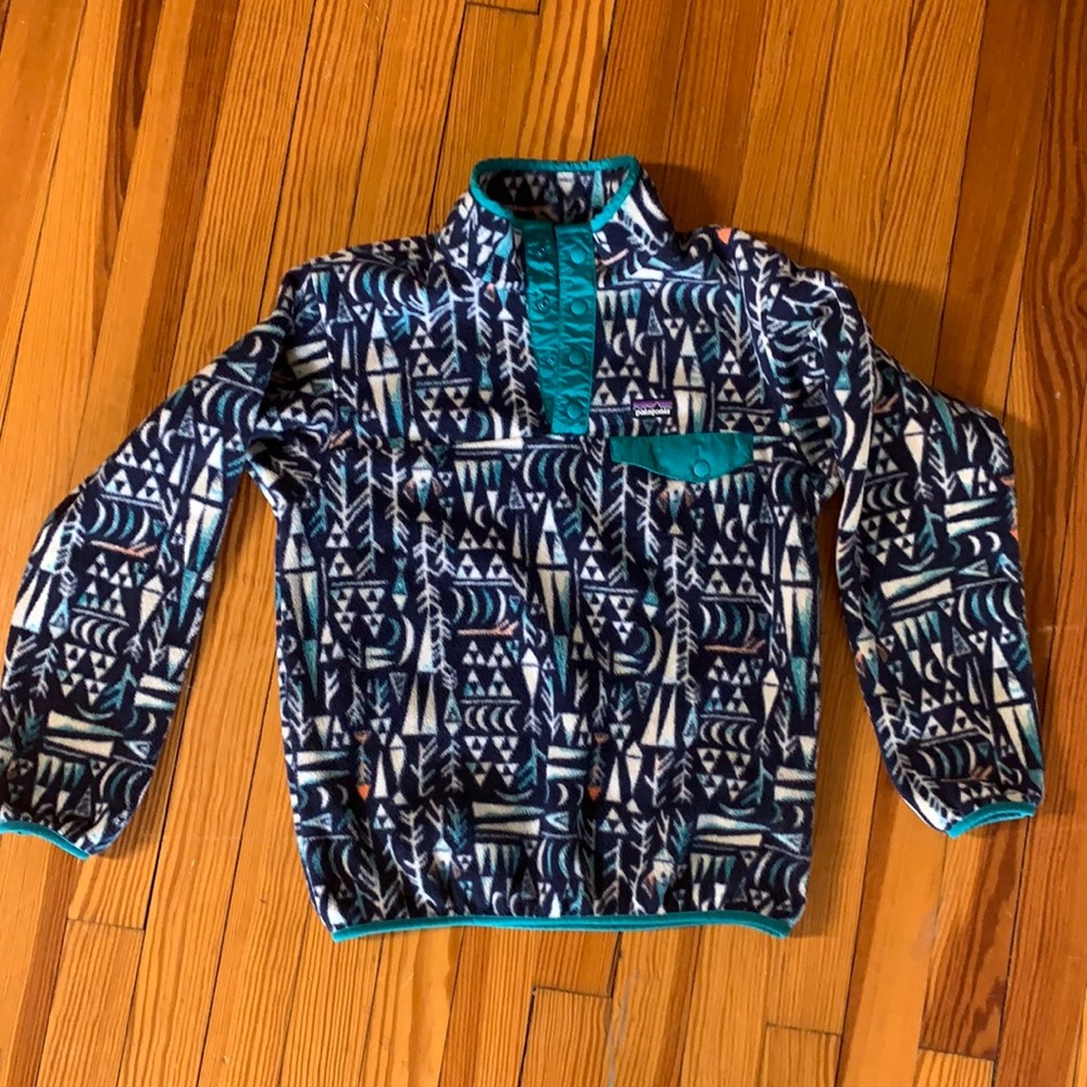 Excellent condition Patagonia Kids Fleece Pullover XL 14
